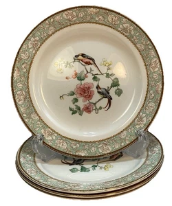 VTG 4 Ct W.H. Grindley Co. Baroda Pattern 7.75” Salad Plates Bone China Eng. - Picture 1 of 14