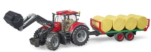 BRUDER,CASE IH Optum CVX and bale trailer, 1/16, BRU3198 - Picture 1 of 1