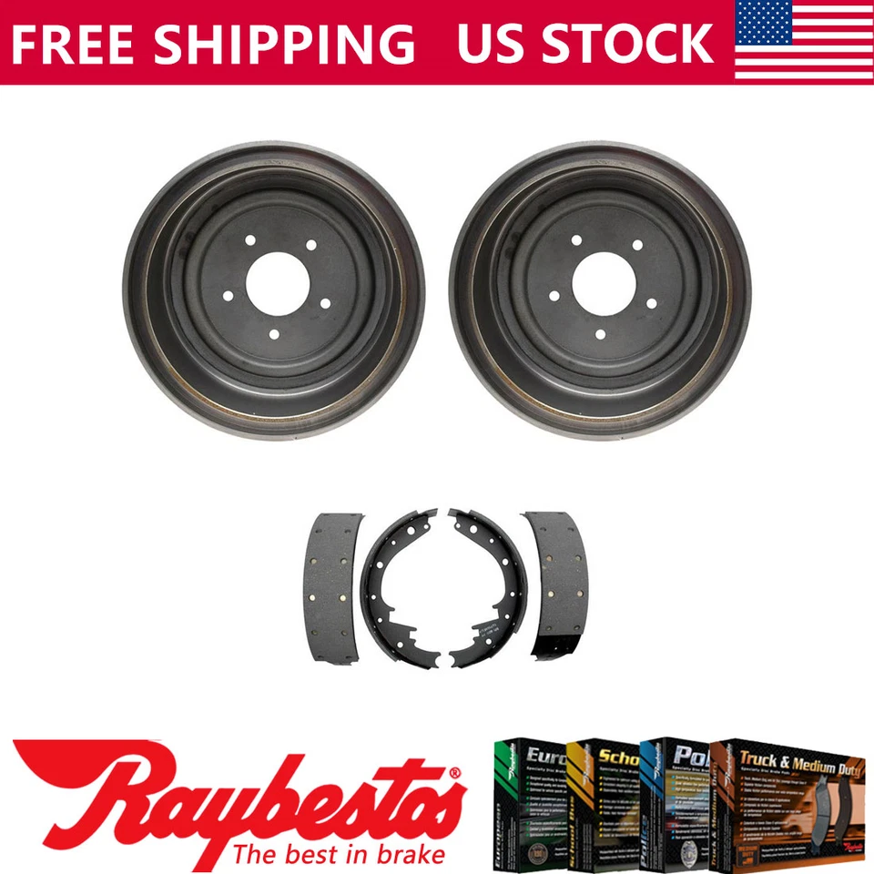 Kit trasero tambores de freno y zapatas de freno para 1976-1978 GMC G15 - Raybestos Foto 1 de 4