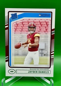 2024 Panini Donruss Rated Rookie Jayden Daniels #389 Rookie RC Commanders 🤩 ROY - Picture 1 of 2