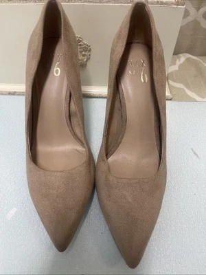 Saltos femininos Mix No 6 marrom camurça tamanho 8,5 - Imagem 1 de 4