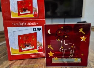 Christmas Deer Tealight Candle Holder - Picture 1 of 3