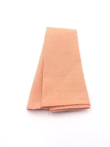 $95 Bloomingdales Men'S Handkerchief Solid Orange Dress Vintage Pocket Square - Picture 1 of 5