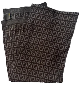 FENDI Winter scarf Shawl Long And Wide Dark Brown Wool Beautiful! - Picture 1 of 4