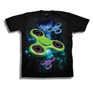 Children Graphic Tee Spinners in Galaxy Youth Softspun T-Shirt Size M - Picture 1 of 1