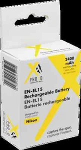 Battery for Nikon D600 D610 D750 D800 D810 D7000 D7100 1 V1 / EN-EL15 2400mAh HD - Picture 1 of 3