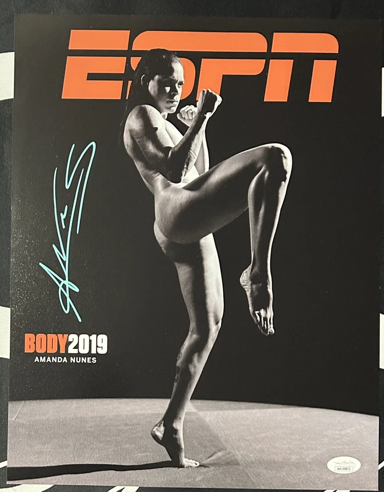 Amanda Nunes Signed 11x14 Photo. JSA COA Sticker No Card. UFC MMA. Lioness. B08 - Image 1 of 1