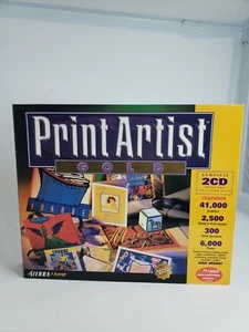 Print Artist 4.0 Platinum Sierra Home Graphics. Vintage. New - Picture 1 of 4