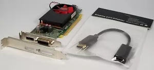 AMD Dell 2GB PCIe X16 DVI DisplayPort HDMI Windows 10 8 7 Video Graphics Card - Picture 1 of 9