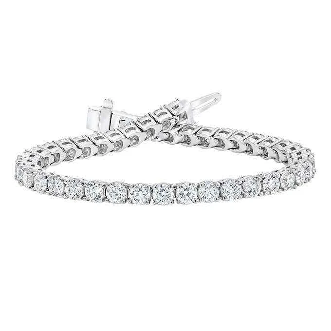 Pulsera Tenis 10.00 Ct. Tierra Natural Extraída Color H VS2 Claridad Foto 1 de 1