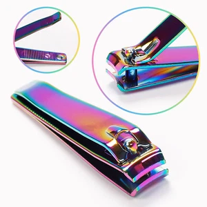 Nail Clipper Set Stainless Steel Fingernails Color Titanium Nail Clipper - Picture 1 of 7