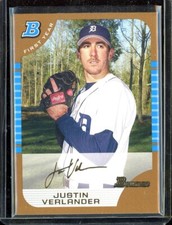 2005 Bowman Gold #174 Justin Verlander FY