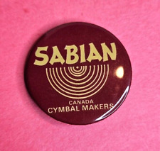 Sabian Button Pinback Sabian Cymbal Makers Canada Vintage