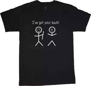 Mens Funny T-Shirt Mens Graphic Tees Humor Stick Figure Saying Clothing Apparel - Picture 1 of 1