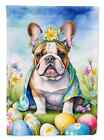 English Bulldog Fawn/White Easter Egg Hunt Flag