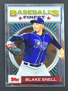 BLAKE SNELL 2020 Topps Finest Flashbacks #147 Tampa Bay Rays - Picture 1 of 2