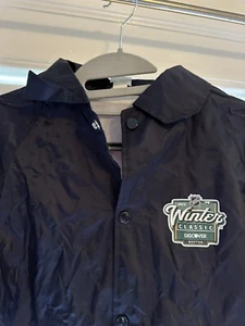 NHL Winter Classic Druckknopf Windbreaker Jacke Erwachsene klein 2019 schwarz - Bild 1 von 3