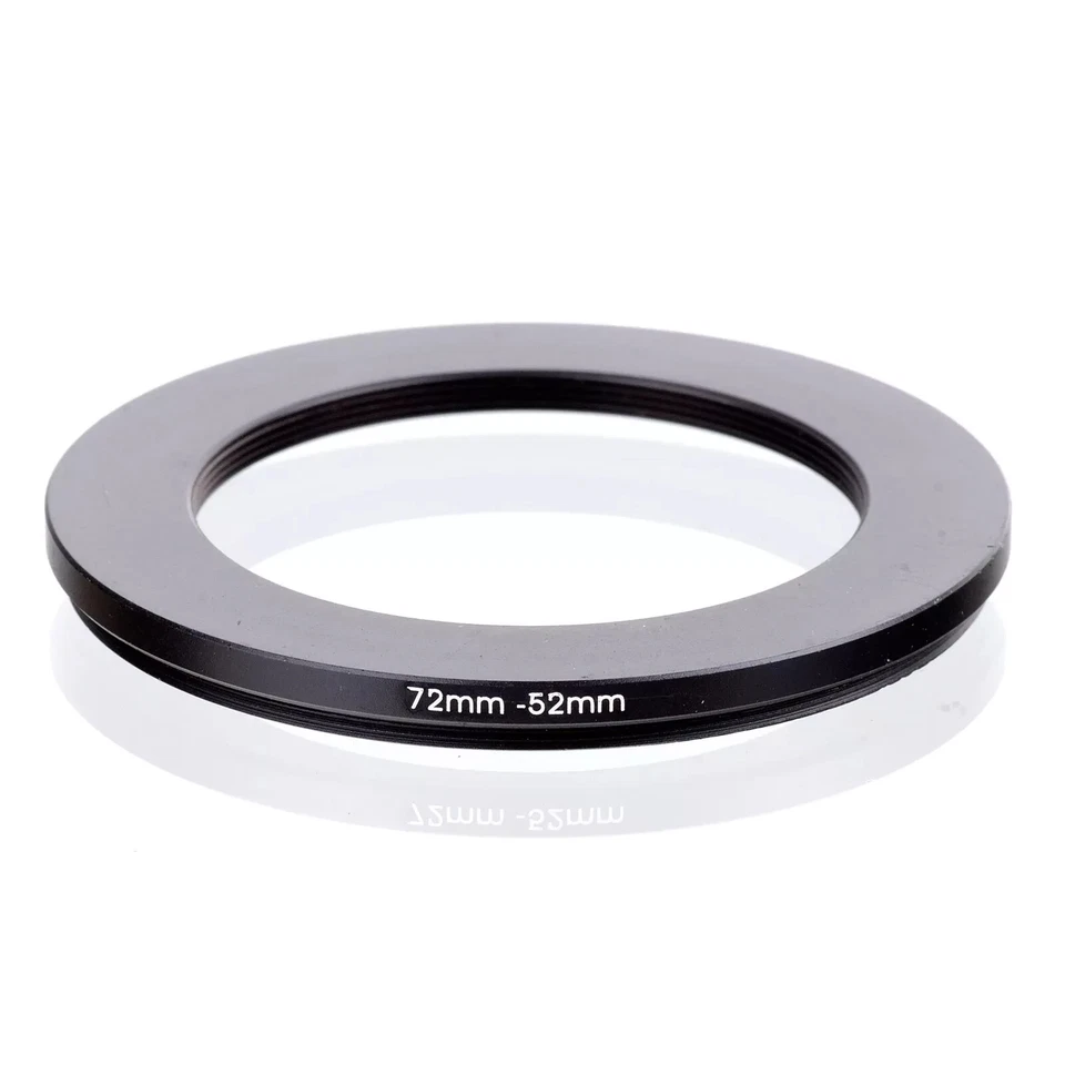 RISE (UK) 72-52MM 72MM-52MM 72 to 52 Step Down Ring Filter Adapter - Image 1 of 3