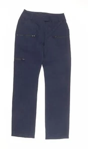 Pantalón Clockhouse Mujer Azul Poliéster Talla 8 L32 en Cremallera Regular - Imagen 1 de 10