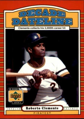 2001 Upper Deck Decade 1970's #117 Roberto Clemente DD - NM-MT - Image 1 of 2