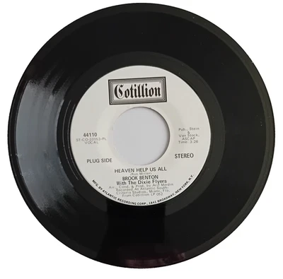 BROOK BRENTON - HEAVEN HELP US ALL ( Stereo) /  ( Mono) - US Imp.-1971 ( PROMO) - Image 1 of 3