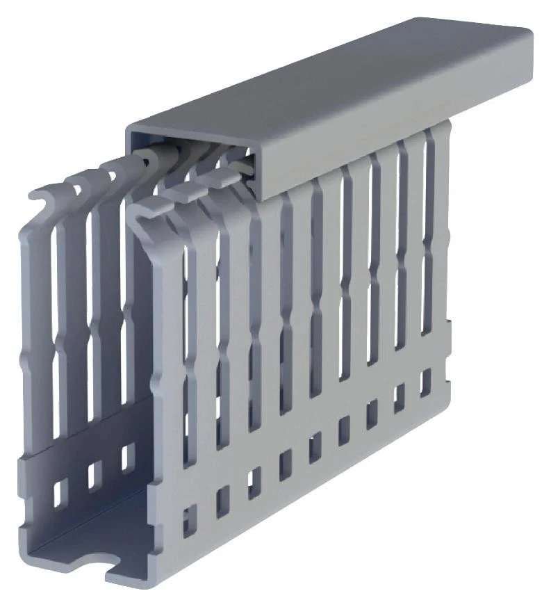 Conducto De Cableado De PVC, 25x60mm, 2m, Gris - 1SET411010R0000 - Imagen 1 de 1