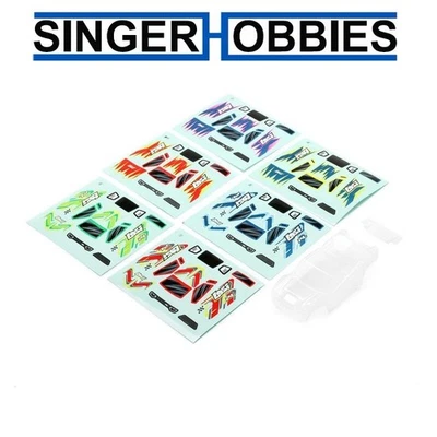 PRO-LINE RACING PRO-2631 Axis T Body Proline OE Spoiler Stickers Clear: Micro-T - Image 1 of 2