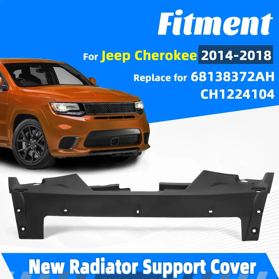 Front Upper Radiator Support Cover for Jeep Cherokee 2014-2018 #68138372AH Foto 1 de 4