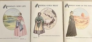 The Amanda Series: A Journal of Fashion History Through Paper Dolls; Volumes 1-3 - Picture 1 of 10