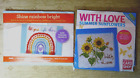 Two small cross stitch kits as shown. Shine rainbow bright & Sunflowers card kit