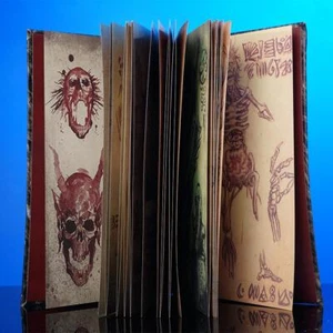Necronomicon ResinDark Magic Book Demon Evil Dead Summon Prop Book Horror V DX - Picture 1 of 14