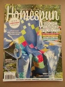 Australian Homespun #193~Knit~Quilt~Stitch~Xmas~Attached Pattern Sheets.... - Picture 1 of 13