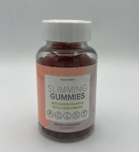 Slimming Gummies Max-Bio W/ Blood Orange & Apple Cider Vinegar 60 count Exp 1/25