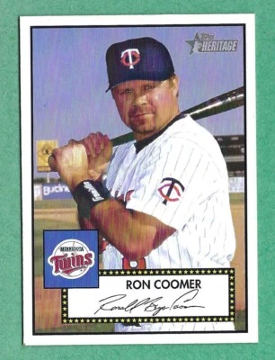 2001 Topps Heritage Baseball - Ron Coomer #109 Twins - Image 1 of 2