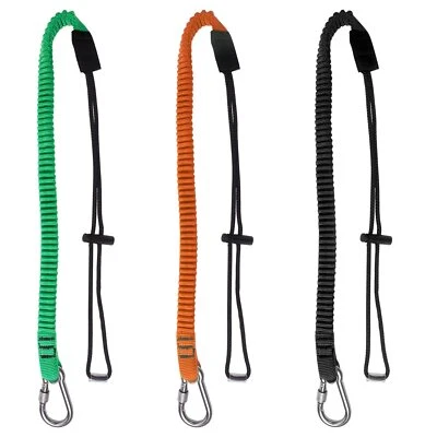 XIANGXING Retractable Tool Lanyard 3 Pack Safety Tool Leash with Aluminum Lock Carabin