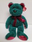 Ty Beanie Buddy - 2001 Holiday Teddy with Festive Ribbon 15" 38cm New Mwmt