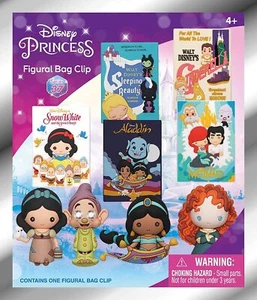 NEW Disney Princess Figural Bag Clip Series 37 Keychains - Picture 1 of 10