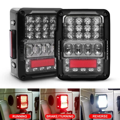 Luces traseras LED luces de freno/reversa/giro/funcionamiento para Jeep Wrangler JK 2007-2018 Foto 1 de 4