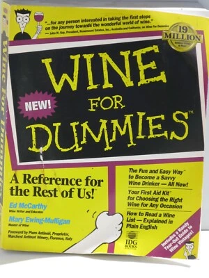 WINE FOR DUMMIES by Ed McCarthy Foto 1 de 4