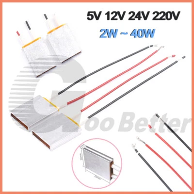 PTC Heizplatte Heizelement Thermostat Heizplatte Heizung Platte 5V/12V/24V/220V - Bild 1 von 4