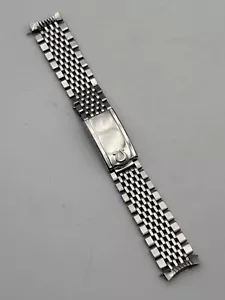 omega 1068 no-12 523 term 18mm bracciale bracelet rice grains vintage - Picture 1 of 18