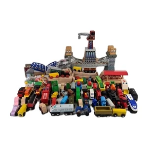 Thomas & Friends Toys Wooden T78 Trains Tracks Bridges, Buildings Match With Lot - Picture 1 of 19