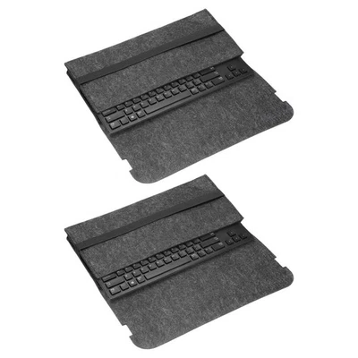 2Pcs 40 x 18 cm 98 Keys Keyboard Case for Mechanical Keyboard, Dark Gray - Image 1 of 4