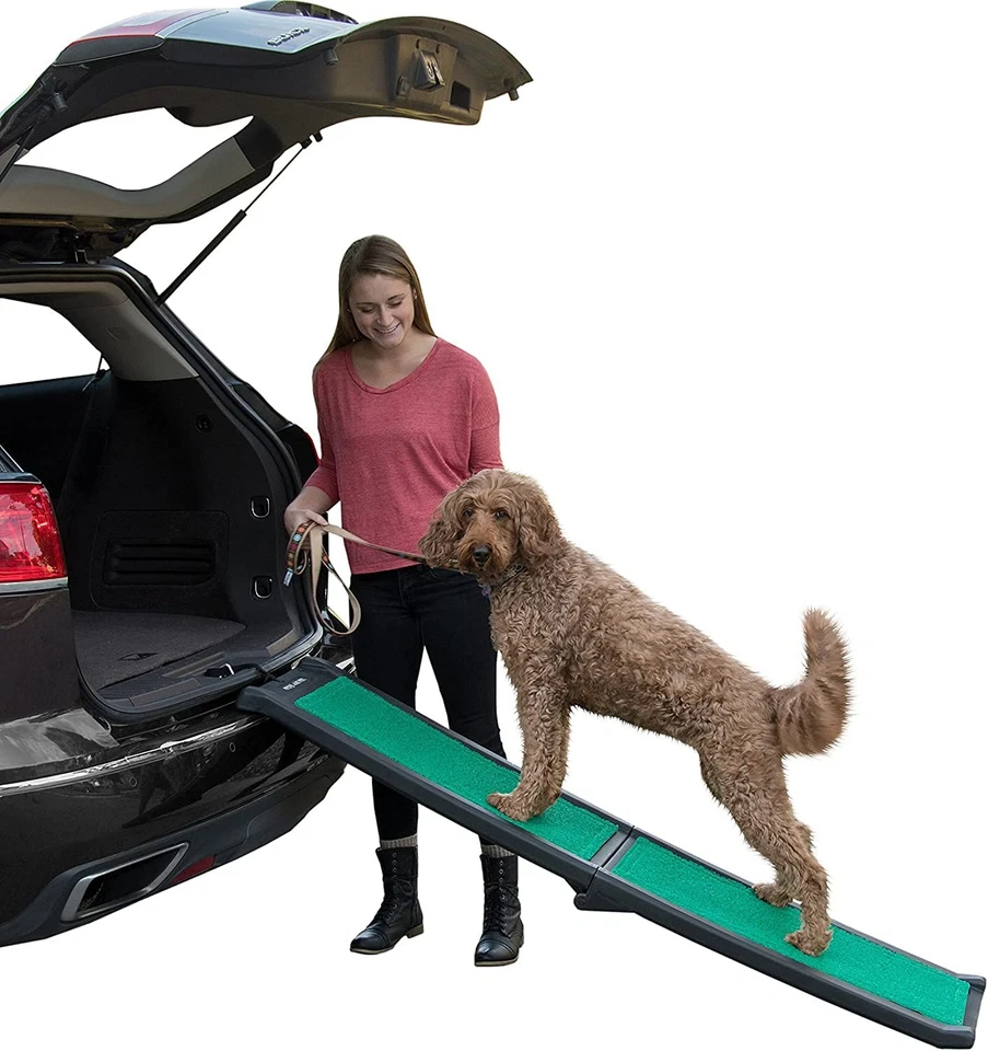 PET GEAR SUPERTRAX RAMPS DOGS CATS MAXIMUM TRACTION, PG9166GRSXU2 - BLACK/GREEN - Image 1 of 4
