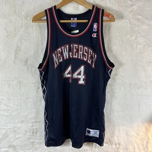 NWT NJ Nets Keith Van Horn SIGNED Champion Authentic Jersey Size 48 Autographed - Picture 1 of 20