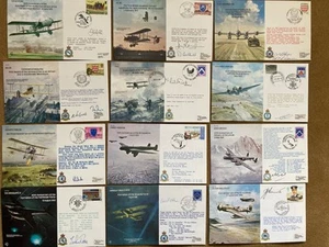 12 RAF Covers All SIGNED - BOMBER COMMAND B Series - Aircraft, Military, War (B) - Picture 1 of 7