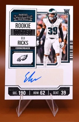 2023 Panini Contenders Rookie Ticket#233 Eli Ricks  - Image 1 of 2