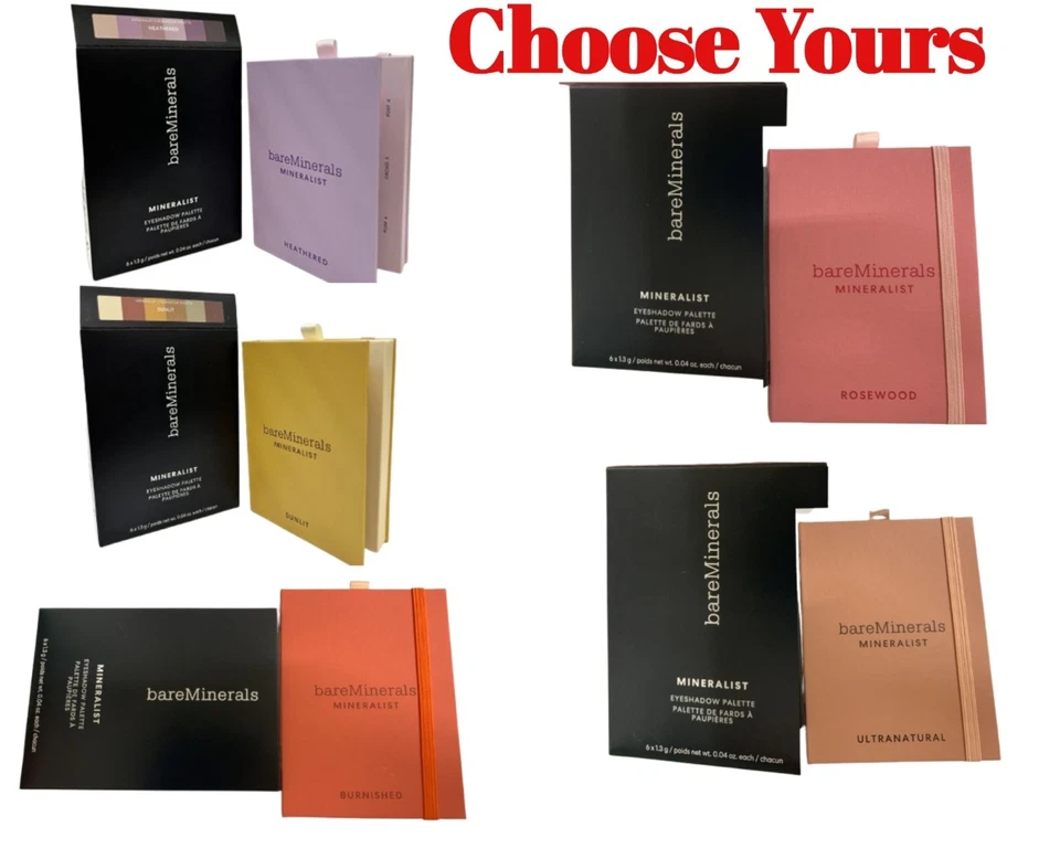 bareMinerals Mineralist 6 Colors Eyeshadow Palette 1.3 g / 0.04z FND YOUR SHADE: - Image 1 of 1