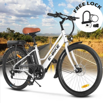 Axiniu 500W 52V Ebike 26" Electric Bike Bicycle For Adults Commuter City E-bike - Image 1 of 4