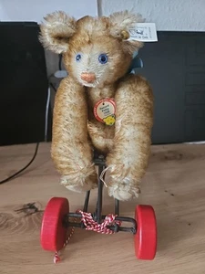 Steiff Teddy Auf Rädern Replica 1928 - Bild 1 von 9